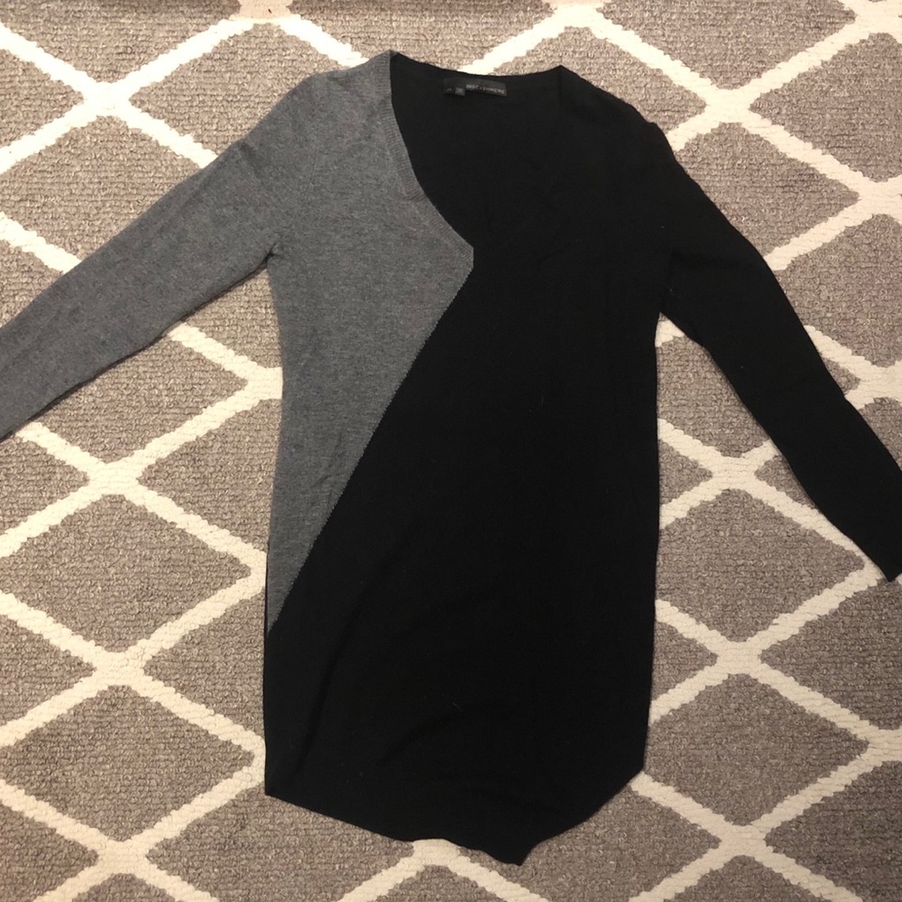Black and Grey Cashmere Sweater